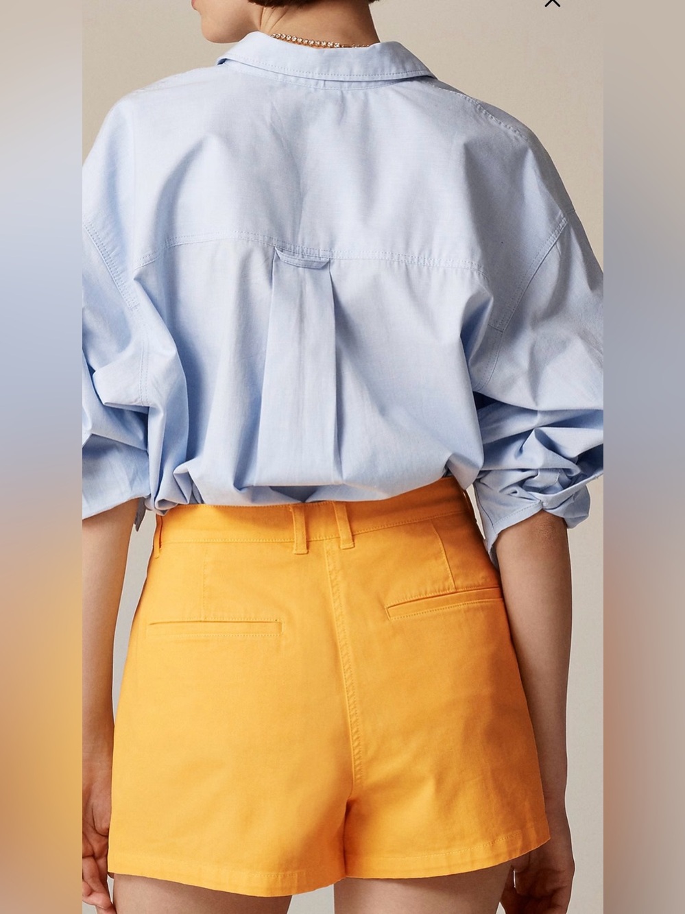 J Crew 3"pleated heritage chino short in White 6 Nwt - Picture 4 of 11